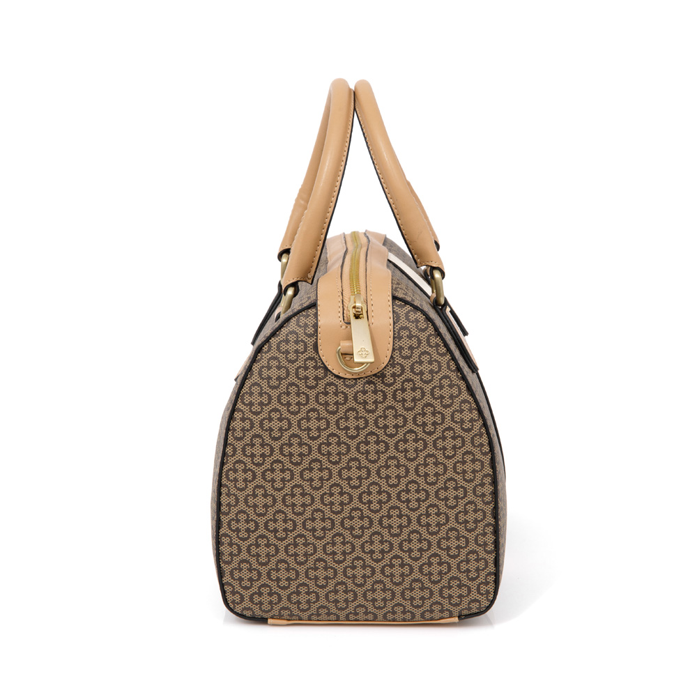 BOLSA TIRACOLO BEGE RÁFIA MONOGRAMA DOCTOR BAG image number 2