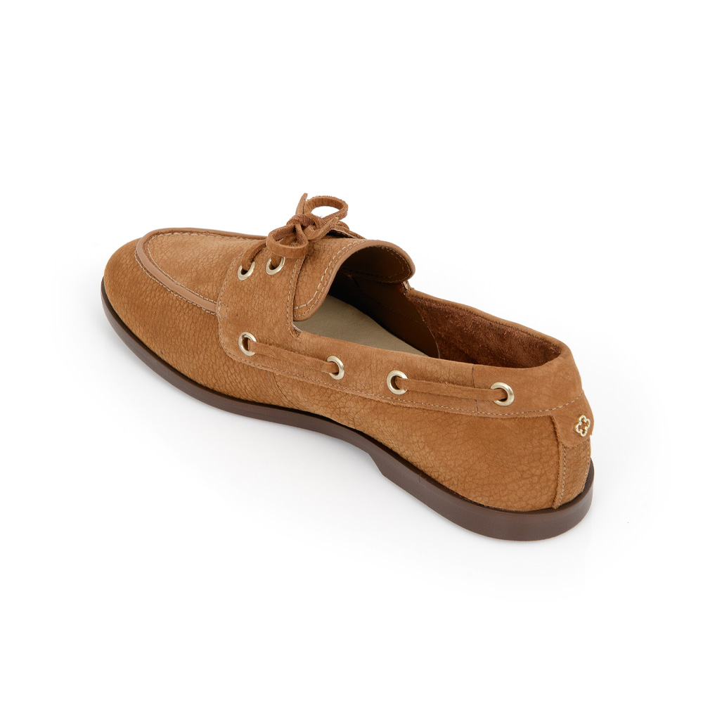 LOAFER MOCASSIM CARAMELO MOGNO COURO NOBUCK image number 2