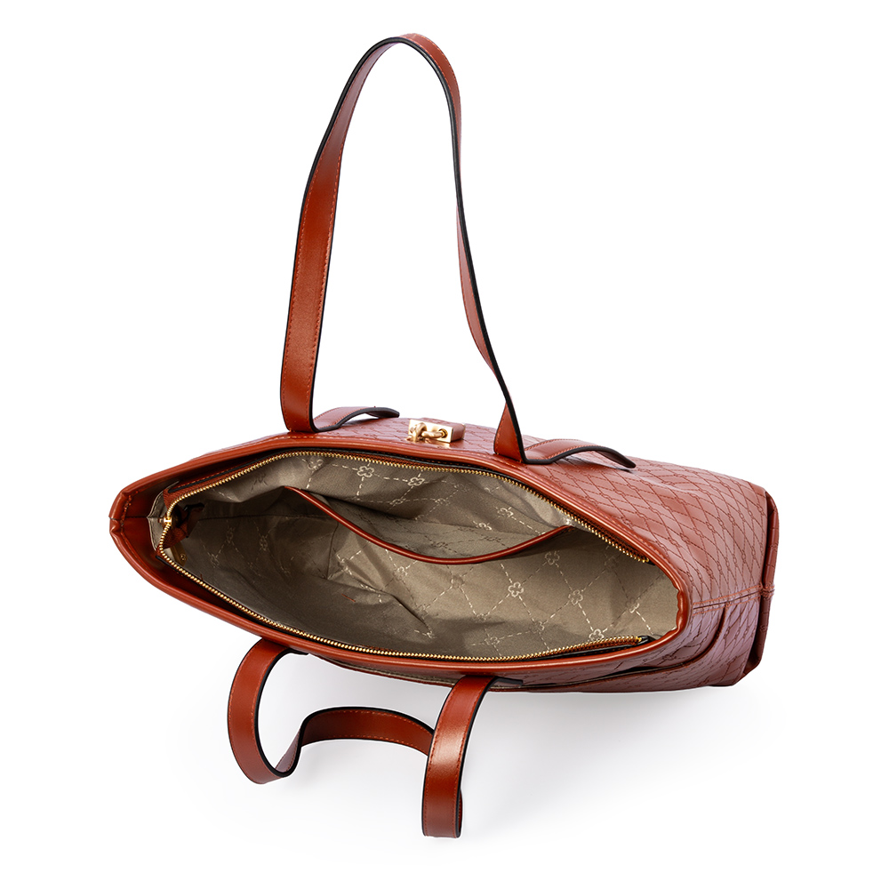 BOLSA GRANDE CARAMELO MONOGRAMA SHOPPER image number 4