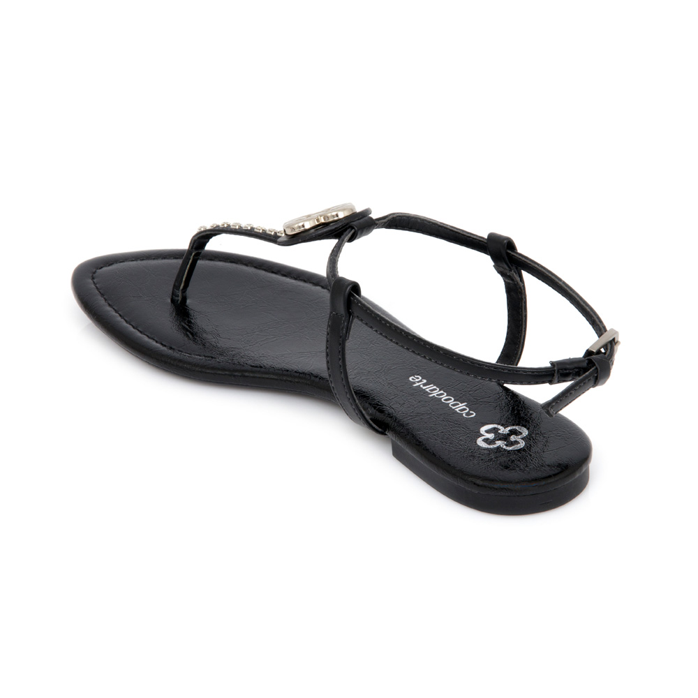 SANDÁLIA RASTEIRA PRETA image number 2