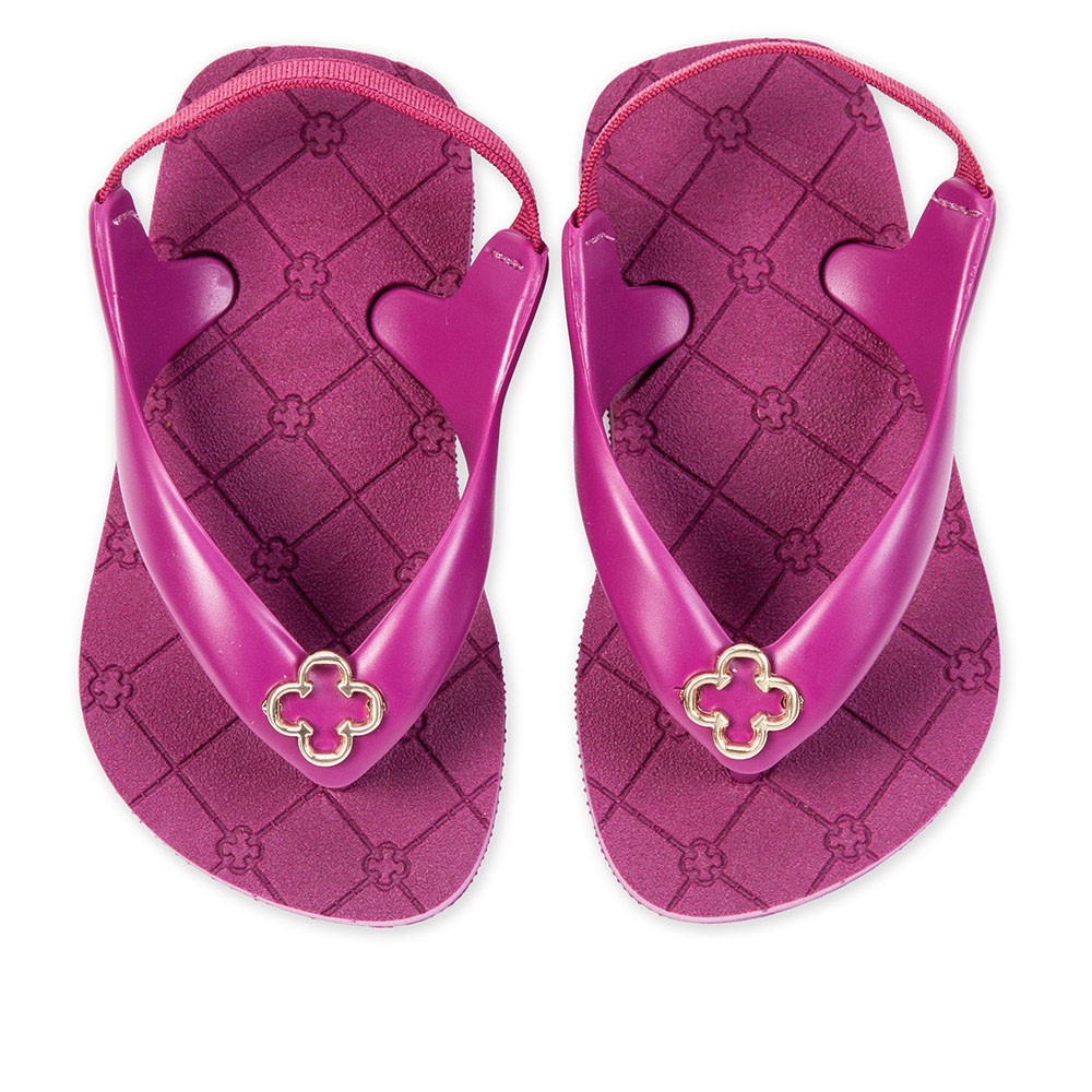 CHINELO BEB&Ecirc; ROSA F&Uacute;CSIA COM TIRA EL&Aacute;STICA INJETADO image number 4