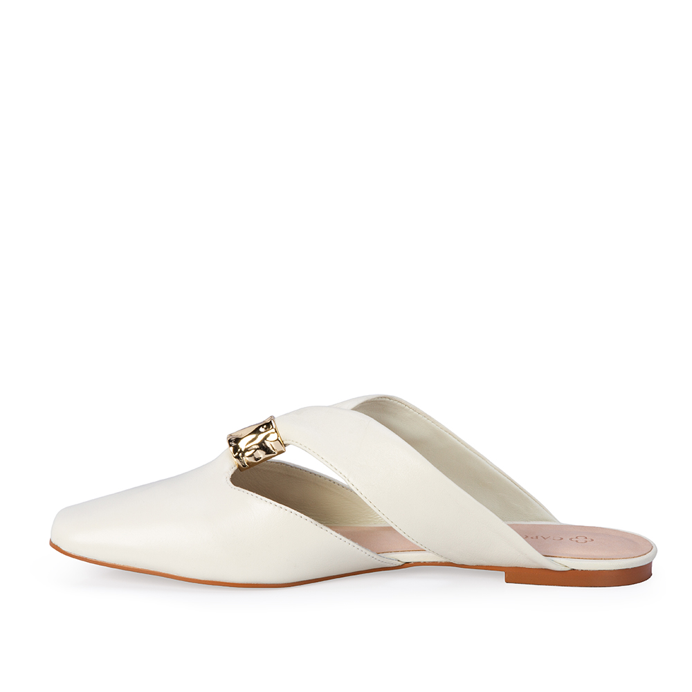 MULE BRANCA DUNA DE COURO image number 2