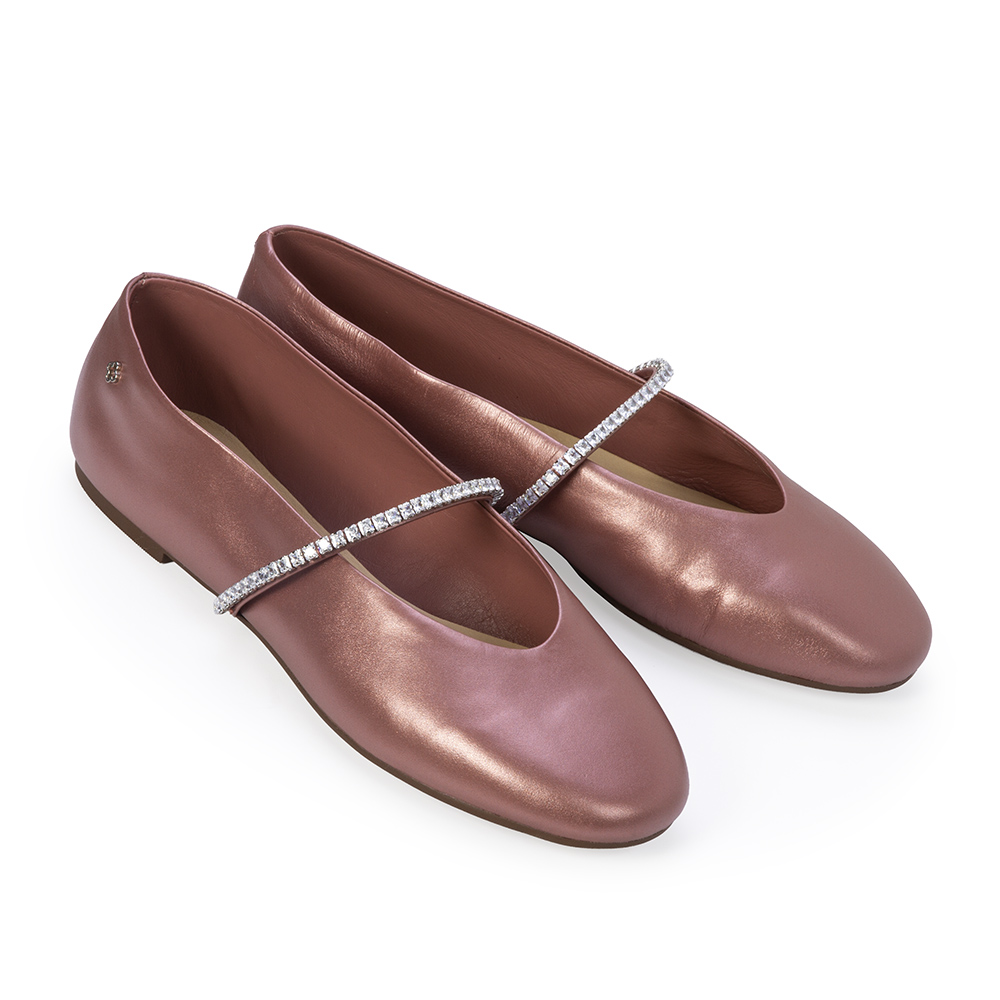 SAPATILHA DE COURO ROSA MALVA image number 2