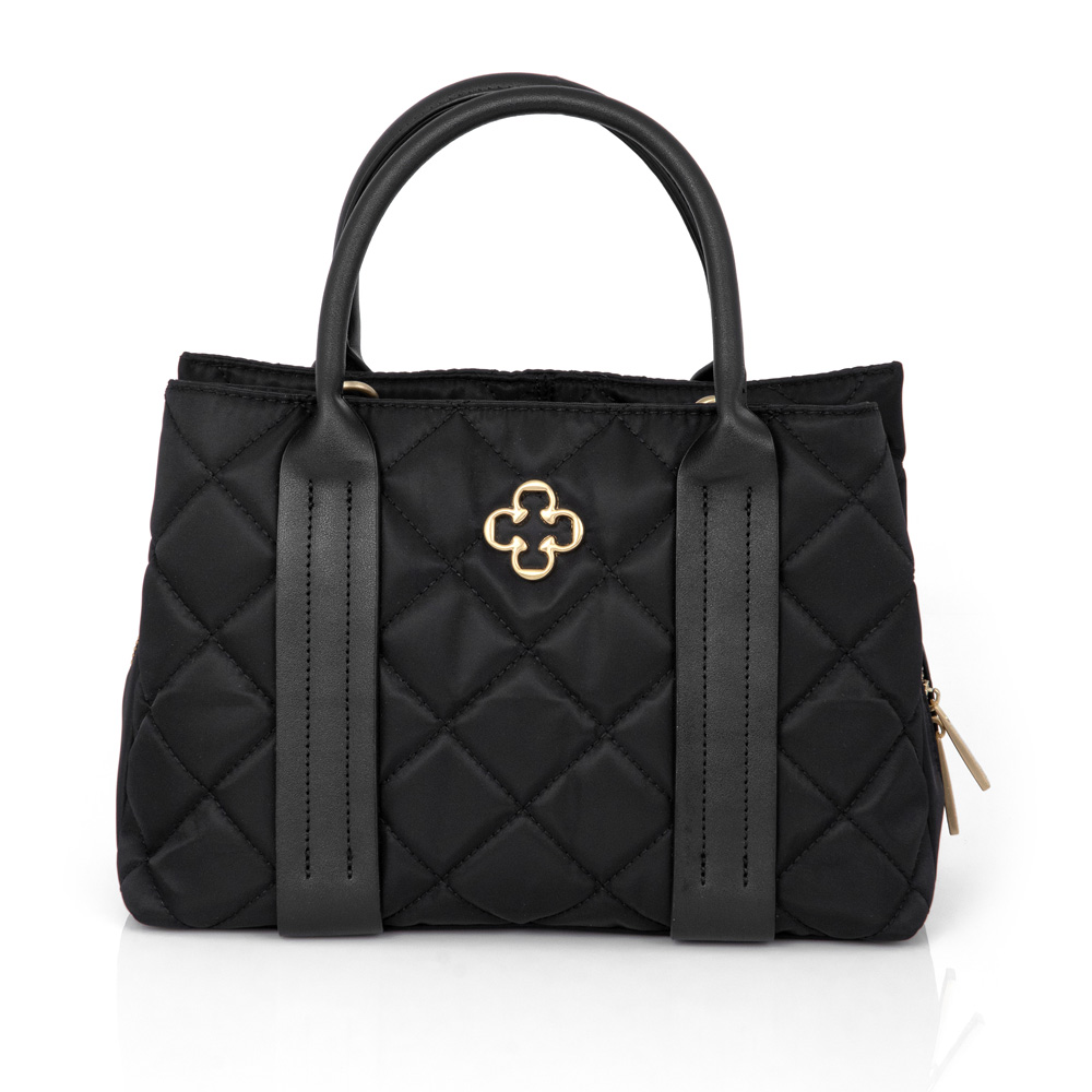 BOLSA TOTE PRETA M&Eacute;DIA image number 0