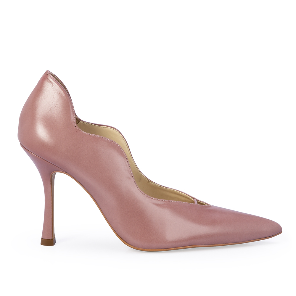 SCARPIN SALTO ALTO COURO MALVA image number 0