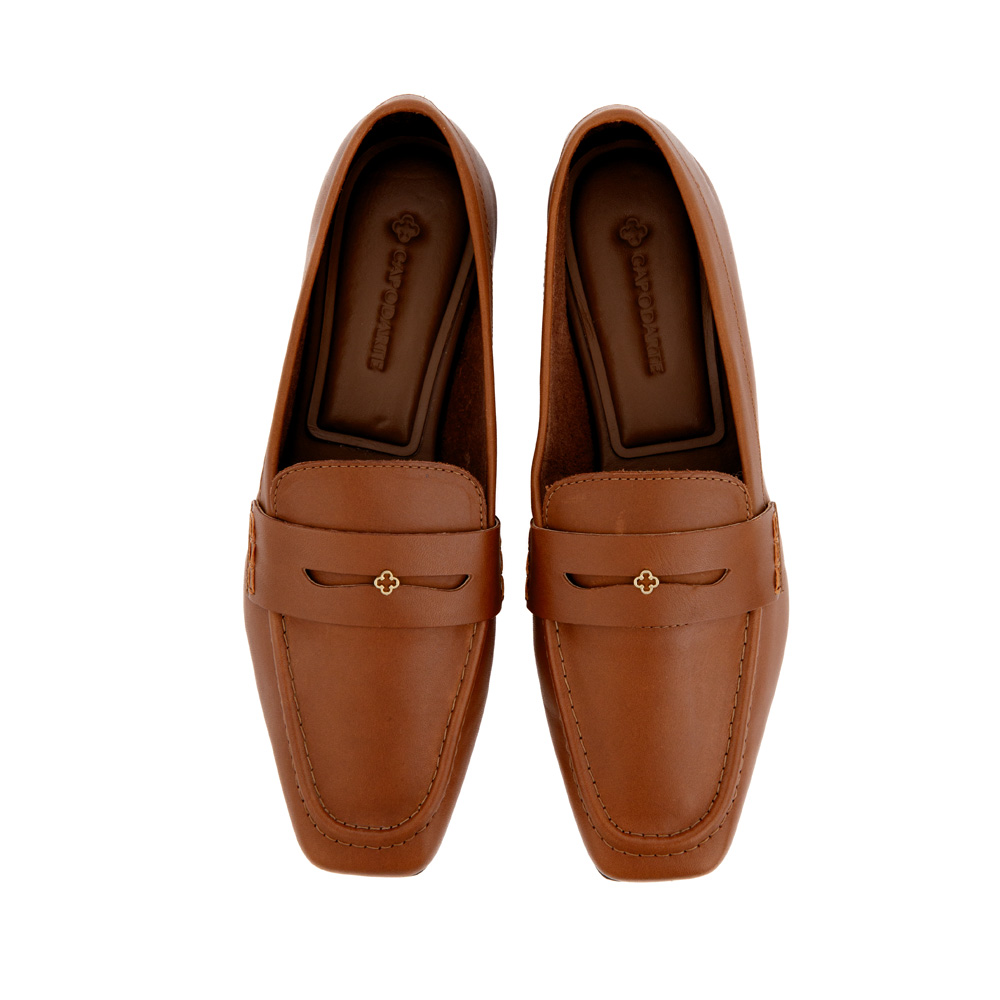 LOAFER MOCASSIM CARAMELO DE COURO image number 4