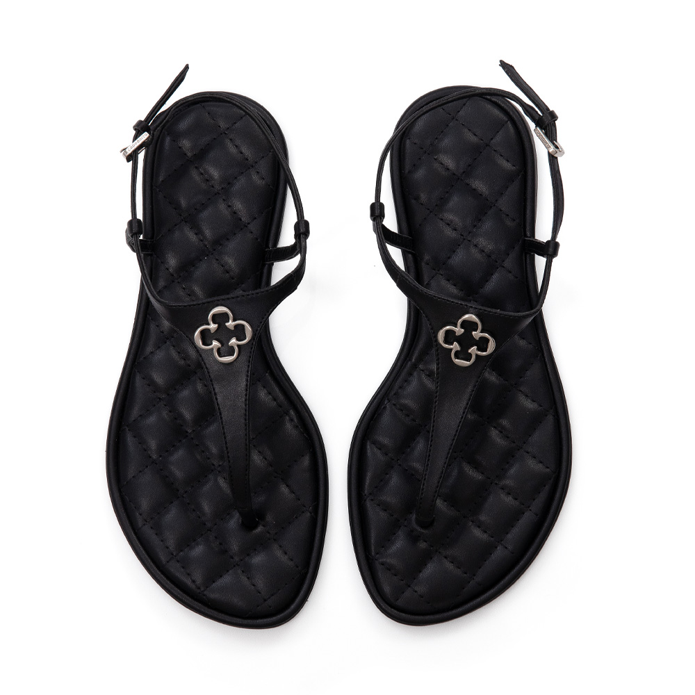 SAND&Aacute;LIA RASTEIRA PRETA MATELASS&Ecirc; image number 4