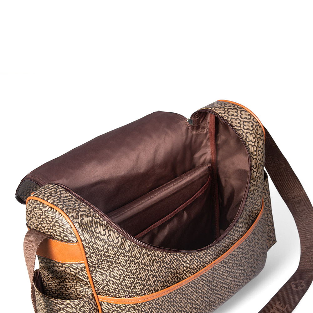 MALA MATERNIDADE CAMEL MONOGRAMA + TROCADOR image number 4