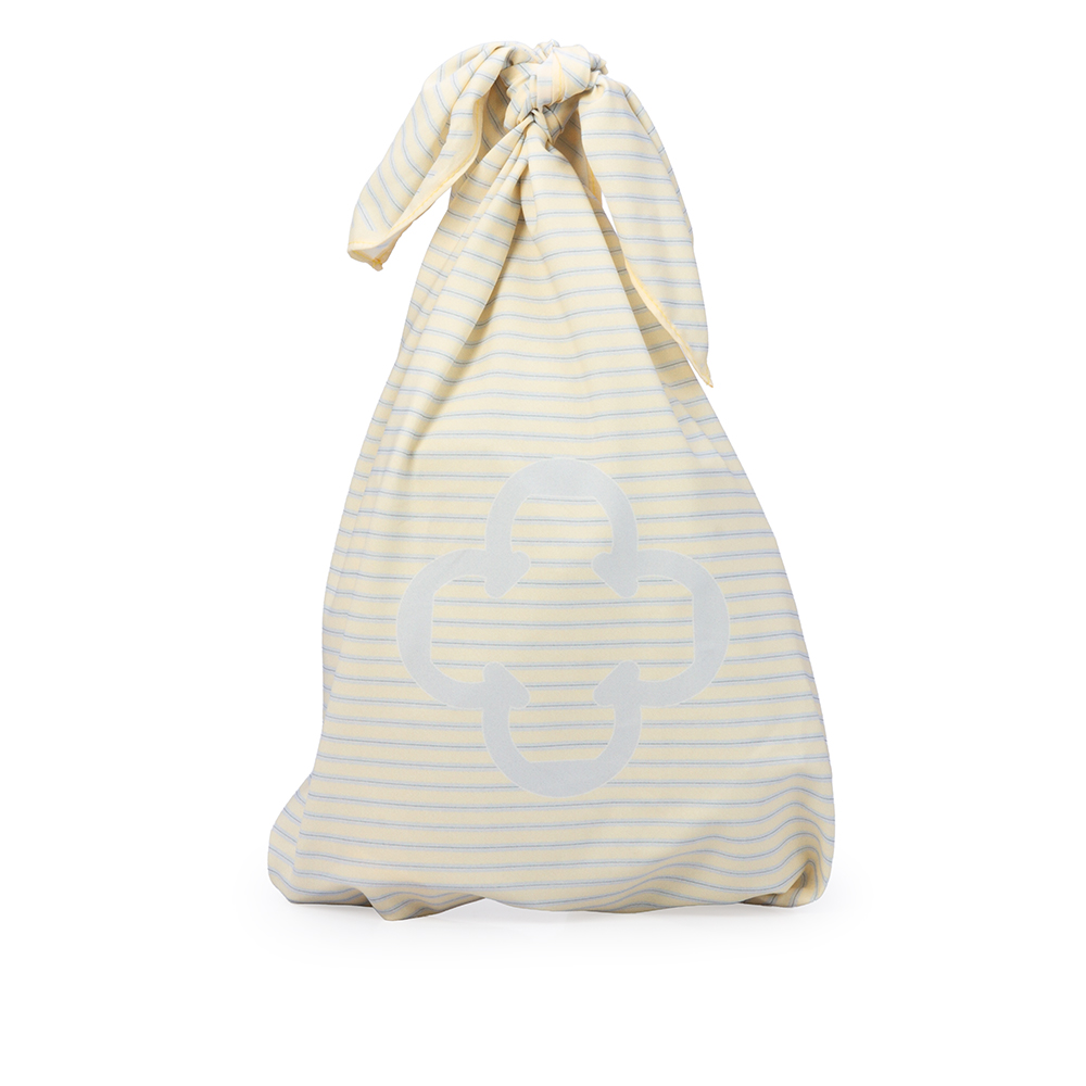 KIT INFANTIL CHINELO DE DEDO CREME BRULLE LISTRAS + BOLSA DE LEN&Ccedil;O image number 2