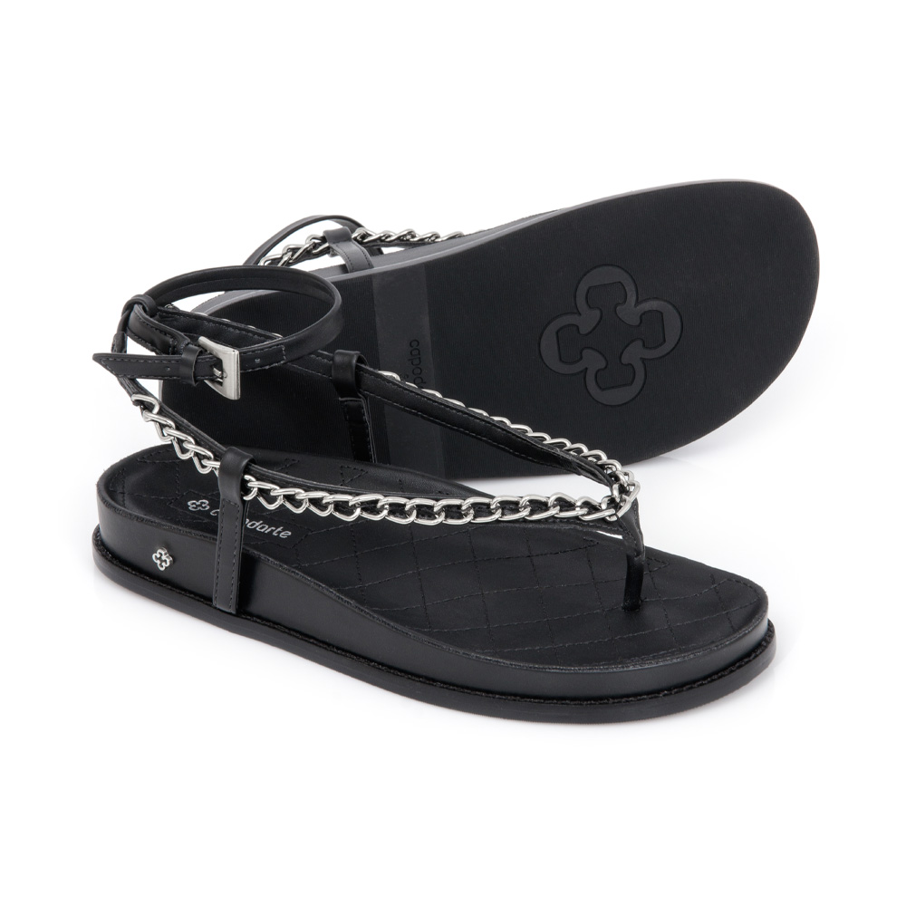 SAND&Aacute;LIA PAPETE PRETO CORRENTES image number 3