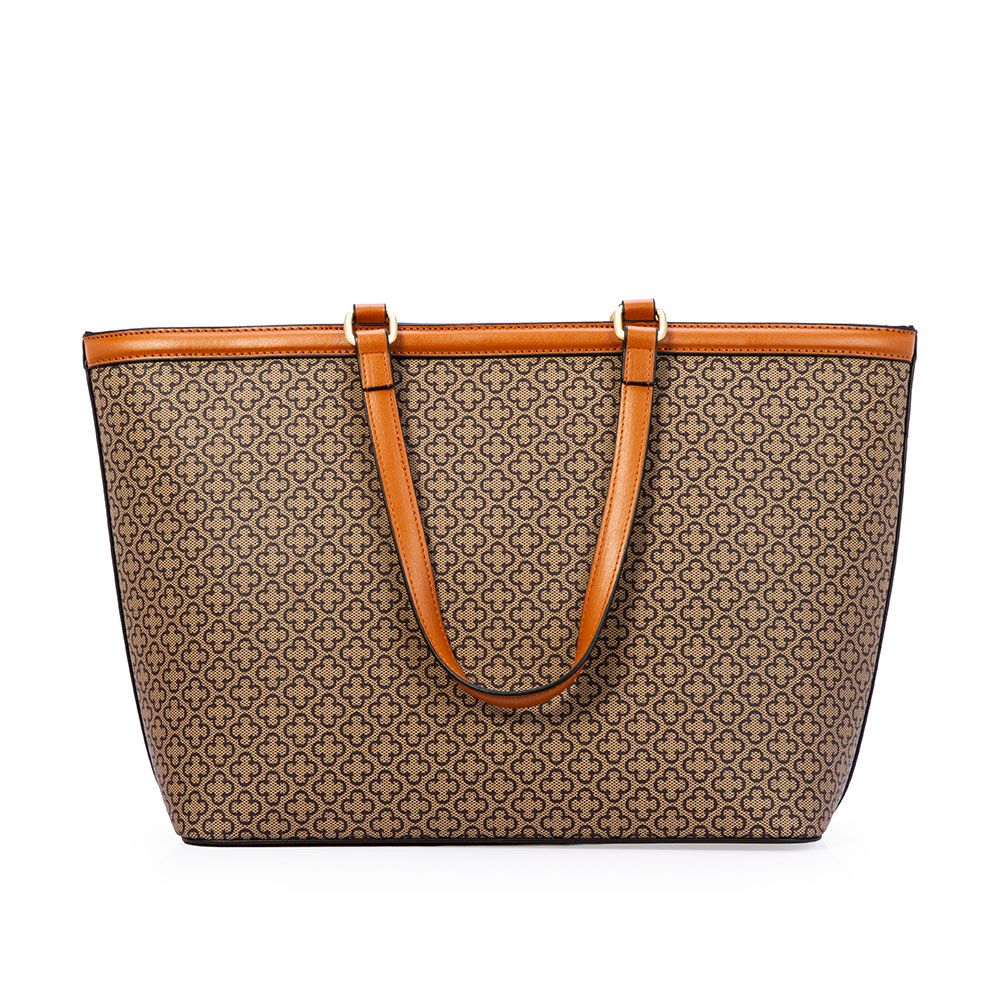 BOLSA GRANDE SHOPPER BEGE MONOGRAMA image number 2