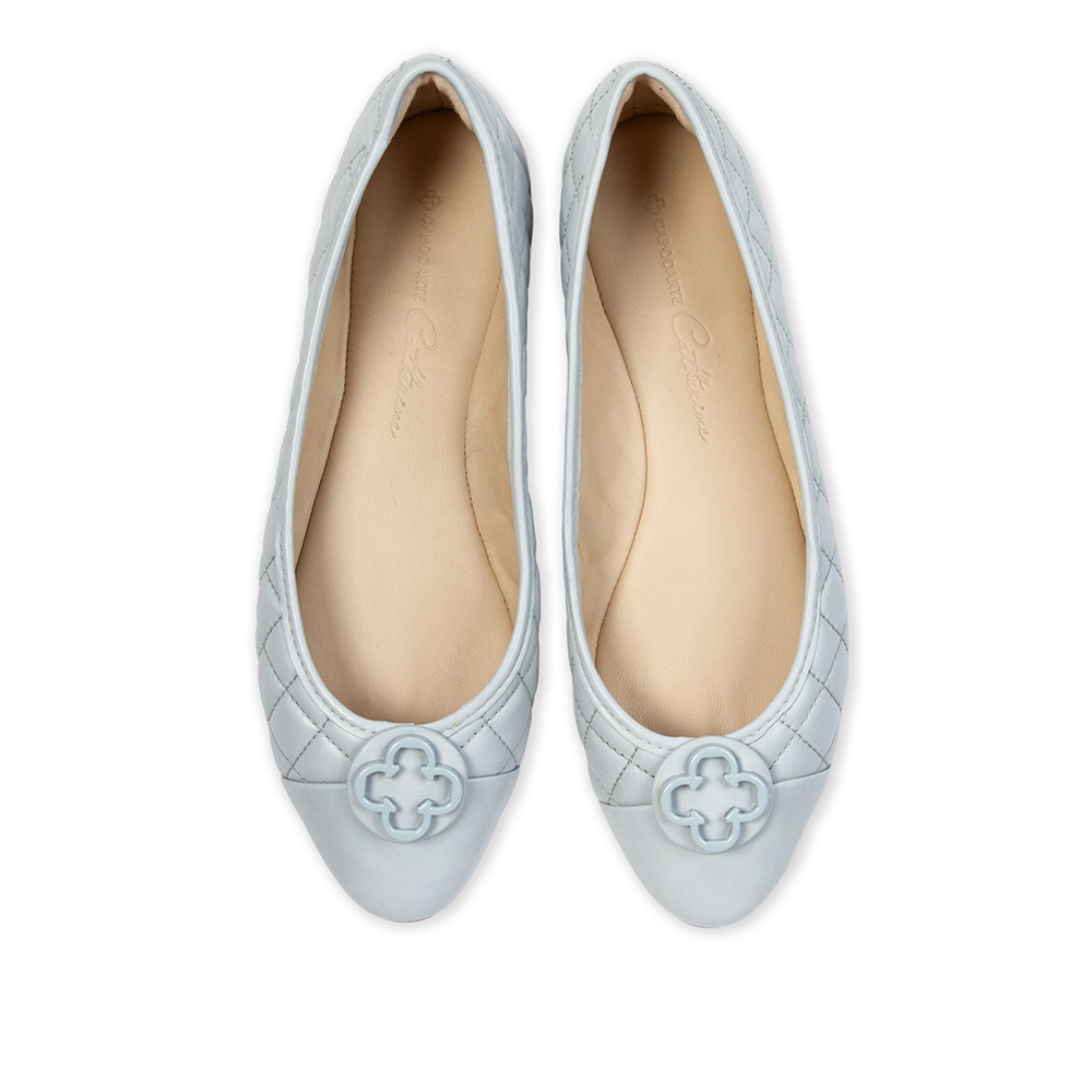 SAPATILHA CATHERINE MODERNIT&Aacute; AZUL TURMALINA COURO MATELASS&Ecirc; image number 4