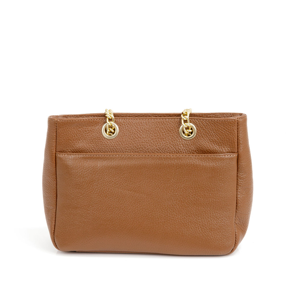 BOLSA TIRACOLO CARAMELO DE COURO SHOULDER BAG image number 3