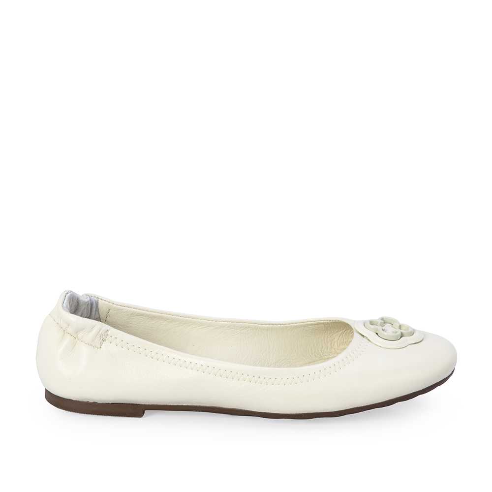 SAPATILHA INFANTIL DE COURO BRANCO DUNA CATHERINE image number 0