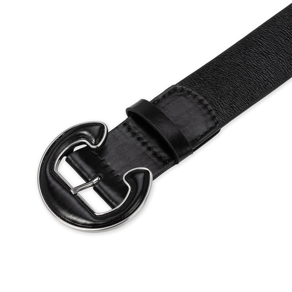 CINTO FEMININO PRETO DE COURO VETRO image number 3