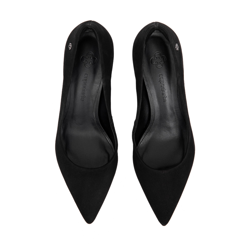 SCARPIN SALTO FINO PRETO NOBUCK image number 4