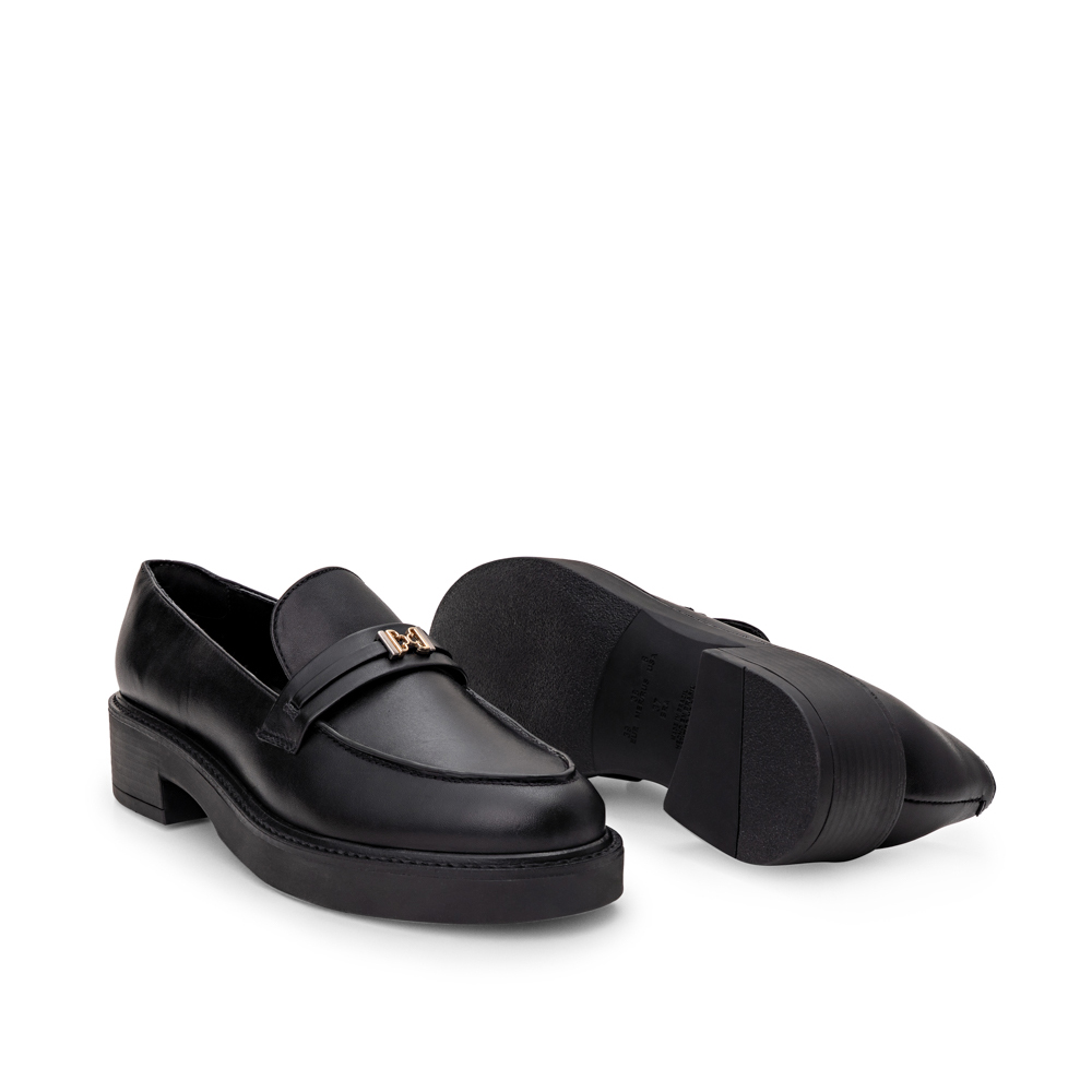 LOAFER MOCASSIM PRETO DE COURO image number 3