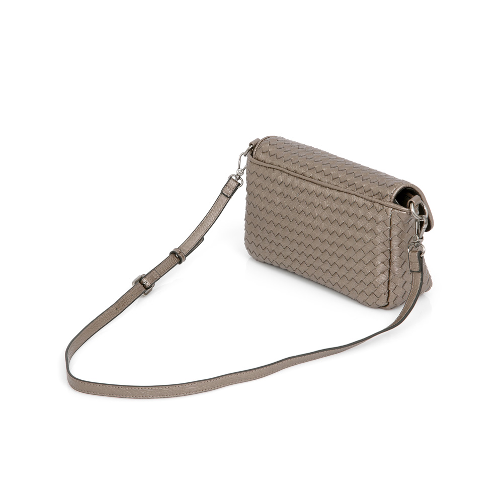 BOLSA PEQUENA TRESSET CINZA image number 2