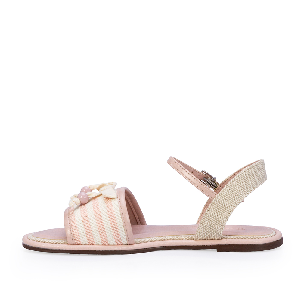 SAND&Aacute;LIA INFANTIL ROSA PE&Ocirc;NIA LISTRAS image number 2