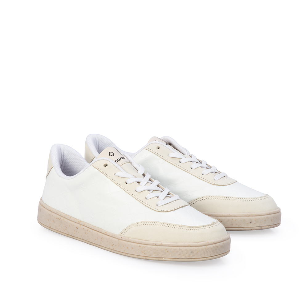 T&Ecirc;NIS MONOGRAMA DE COURO BRANCO AMARRA&Ccedil;&Atilde;O FEMININO image number 2