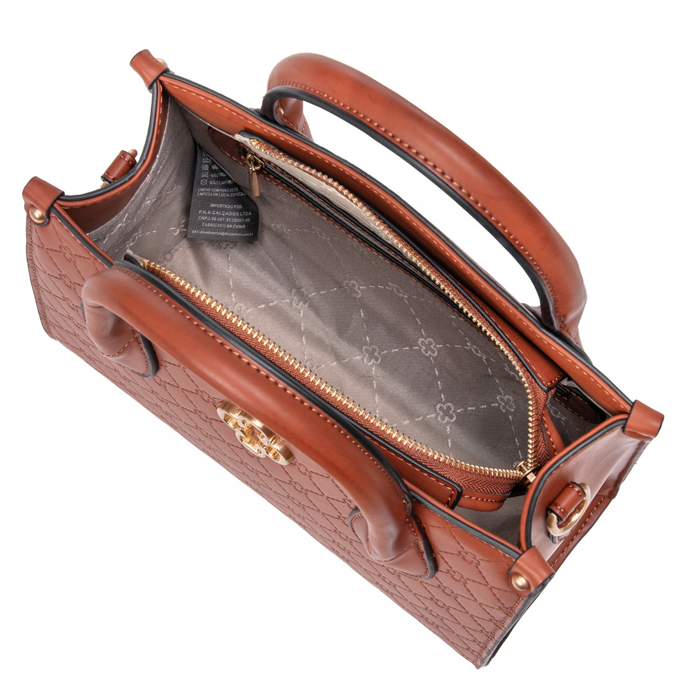 BOLSA CARAMELO MÉDIA TOTE image number 4