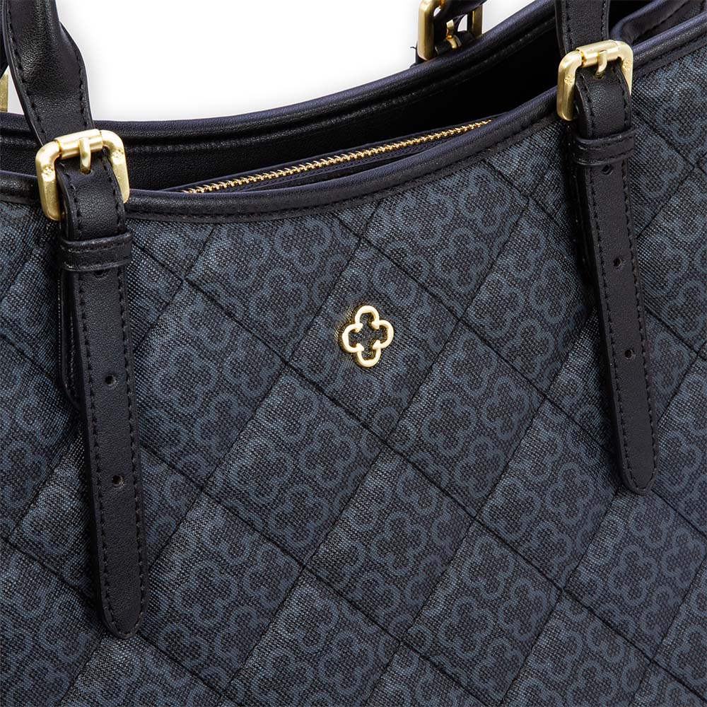 BOLSA SHOPPER PRETA MONOGRAMA image number 3