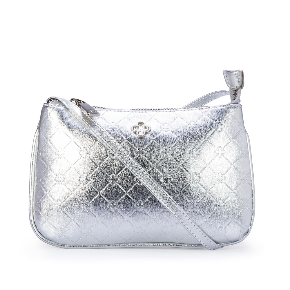 BOLSA TIRACOLO PRATEADA MONOGRAMA SHOULDER BAG PIETRA image number 0