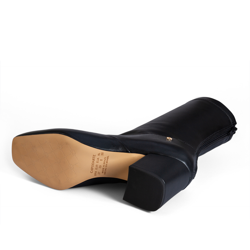 BOTA PRETA CANO M&Eacute;DIO STRETCH image number 4