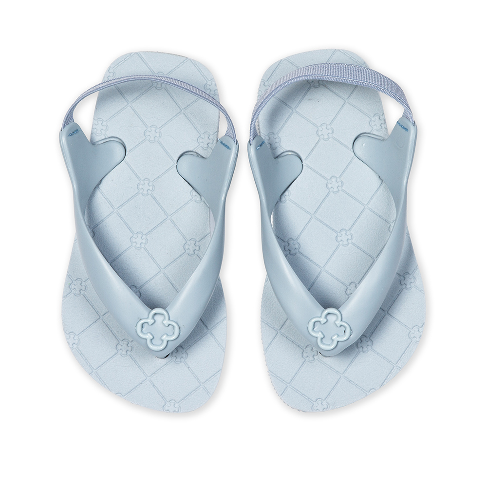 CHINELO DE DEDO BEB&Ecirc; AZUL TURMALINA MONOGRAMA image number 4