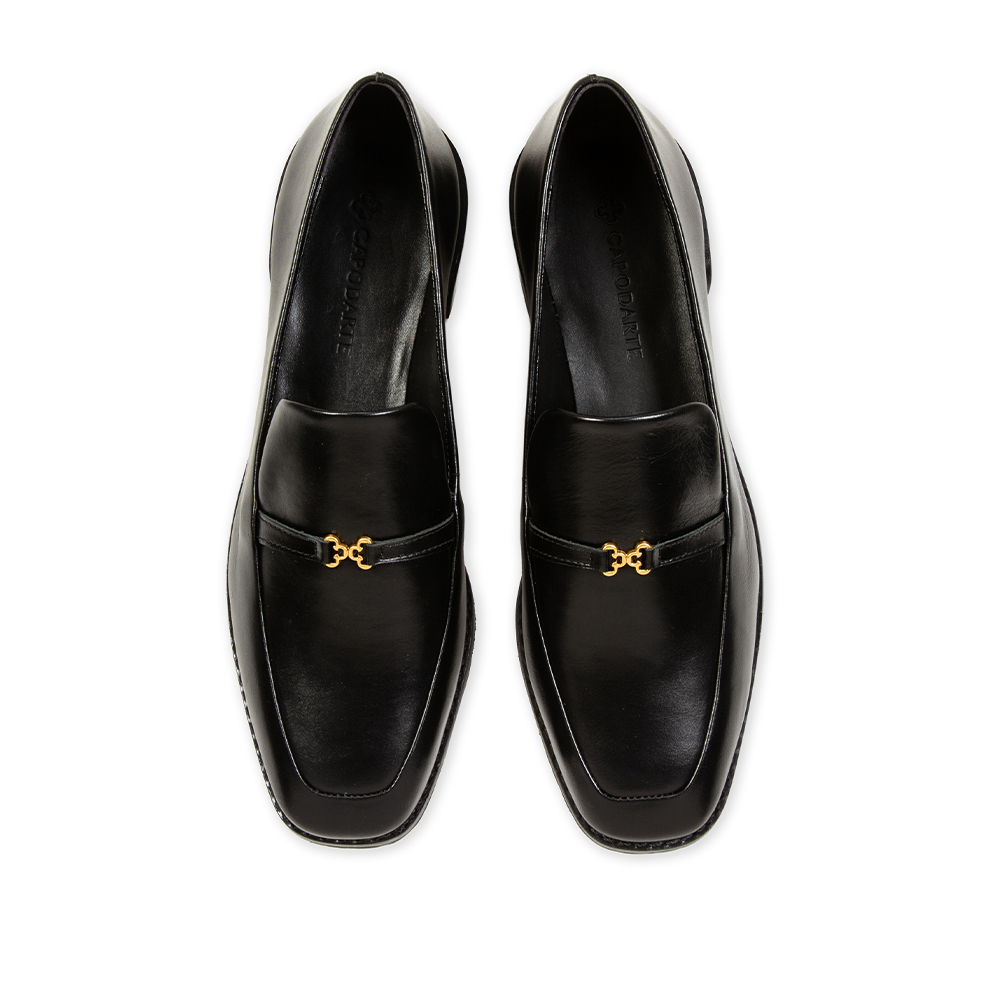 LOAFER MOCASSIM COURO PRETO image number 4