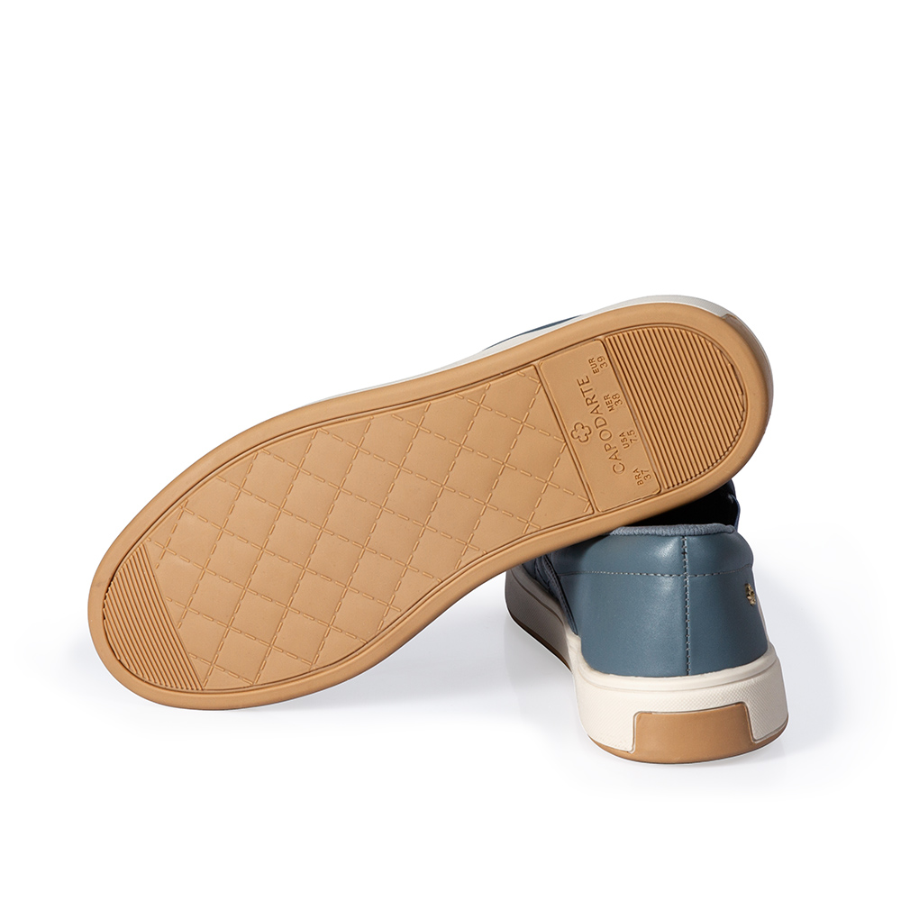 TÊNIS SLIP ON AZUL ÍNDIGO MATELASSÊ FEMININO image number 3