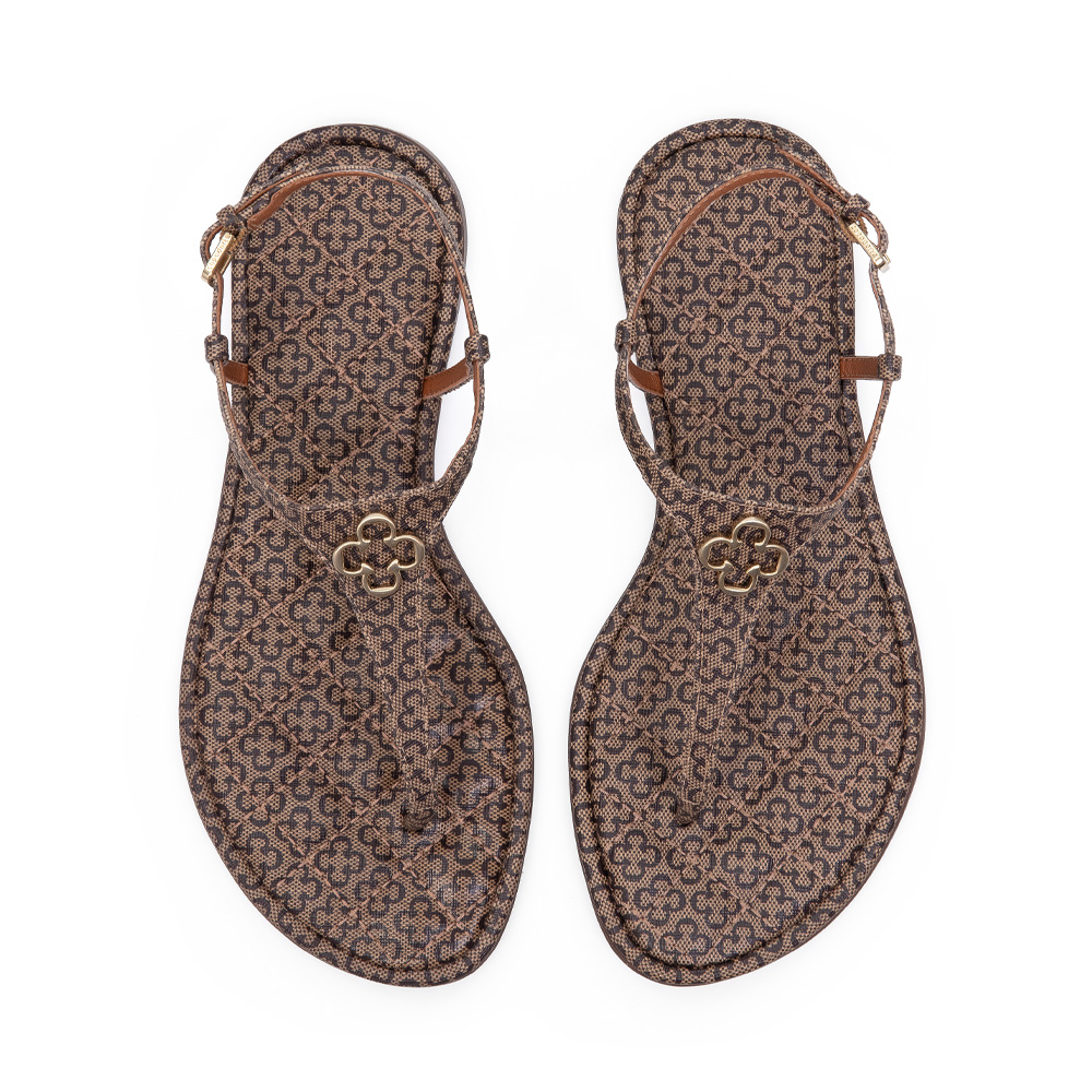 SAND&Aacute;LIA RASTEIRA BEGE MONOGRAMA image number 4