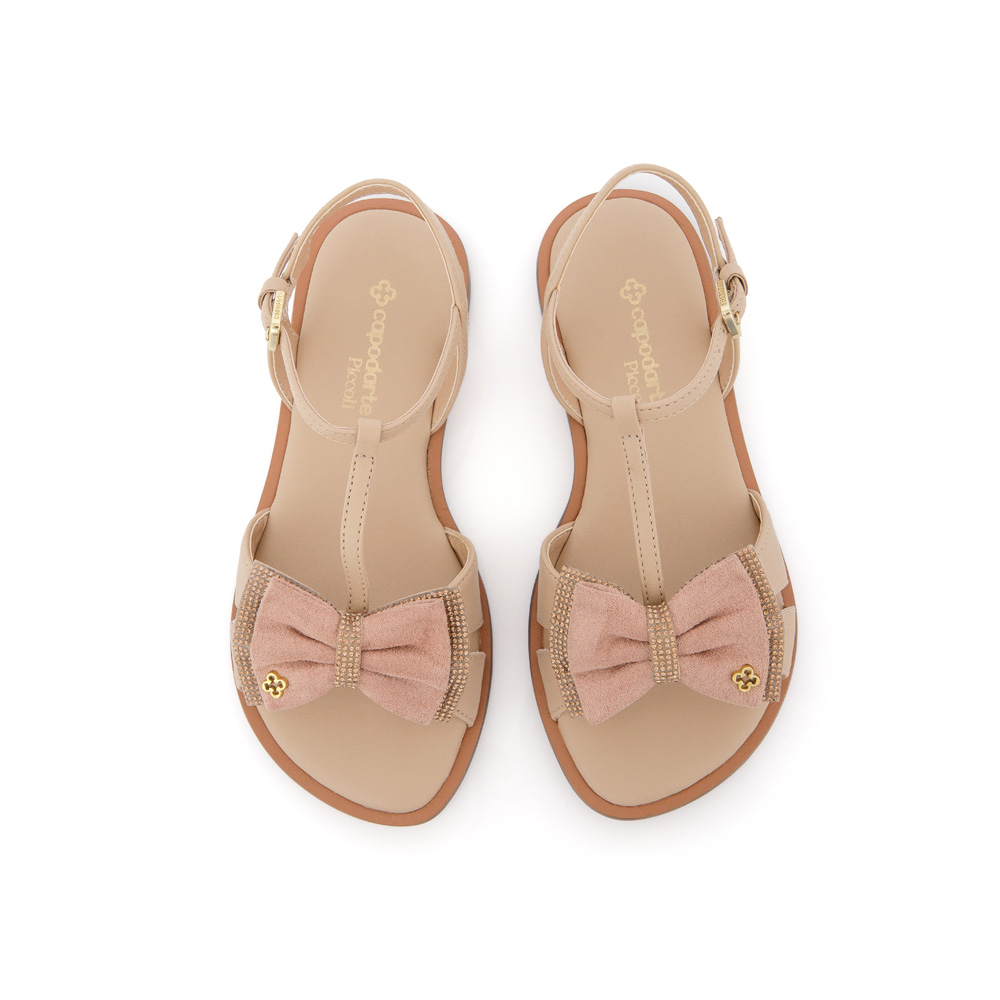 SAND&Aacute;LIA INFANTIL SEDA NUDE TOP image number 4