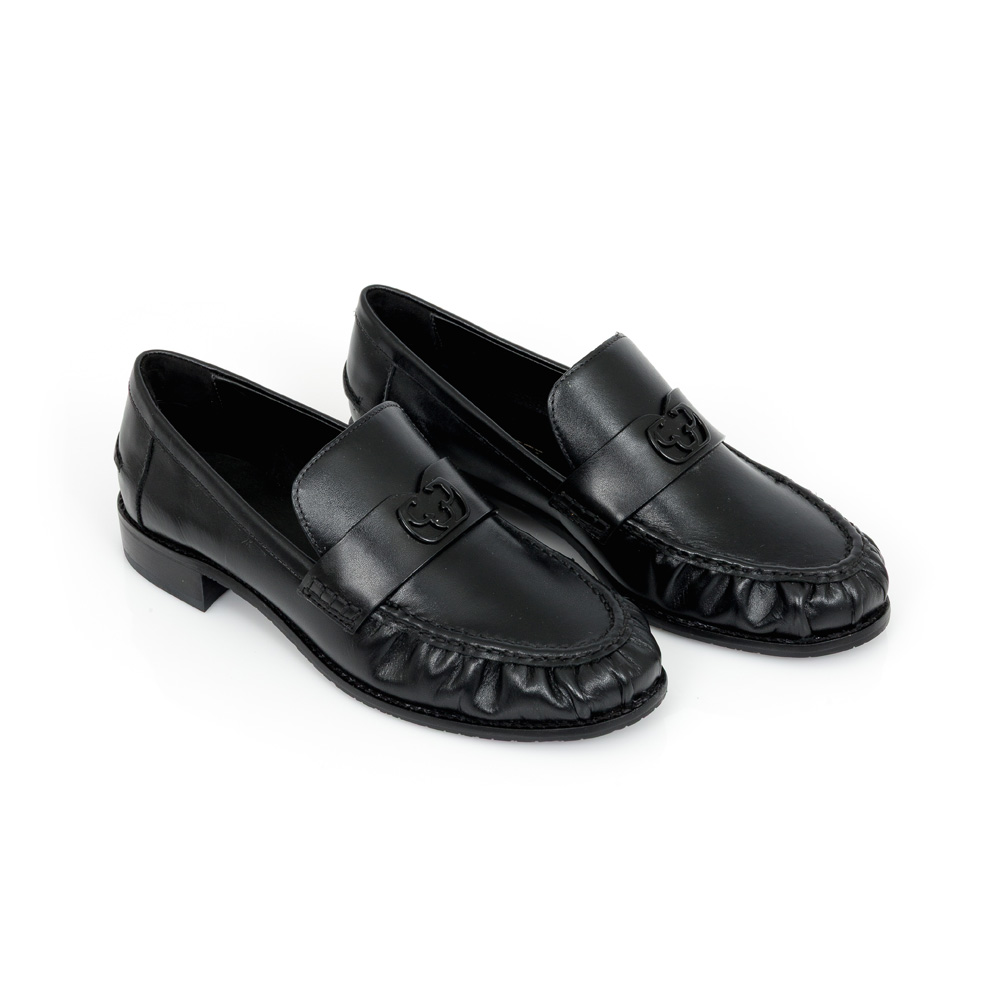 LOAFER MOCASSIM PRETO DE COURO image number 1