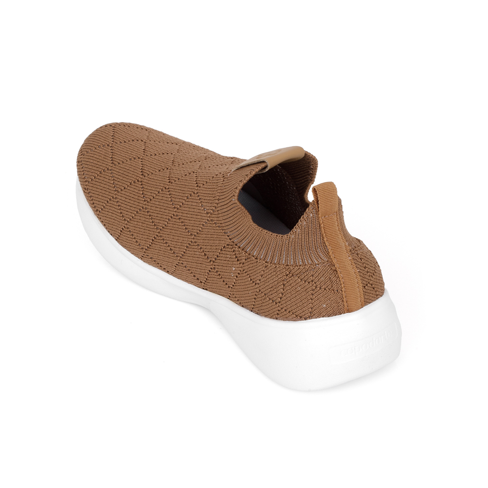 TÊNIS SLIP ON KNIT MATELASSÊ BEGE FEMININO image number 2