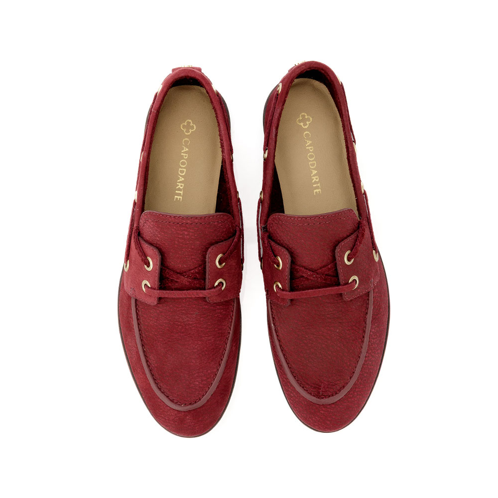 LOAFER MOCASSIM BORGONHA COURO NOBUCK image number 4