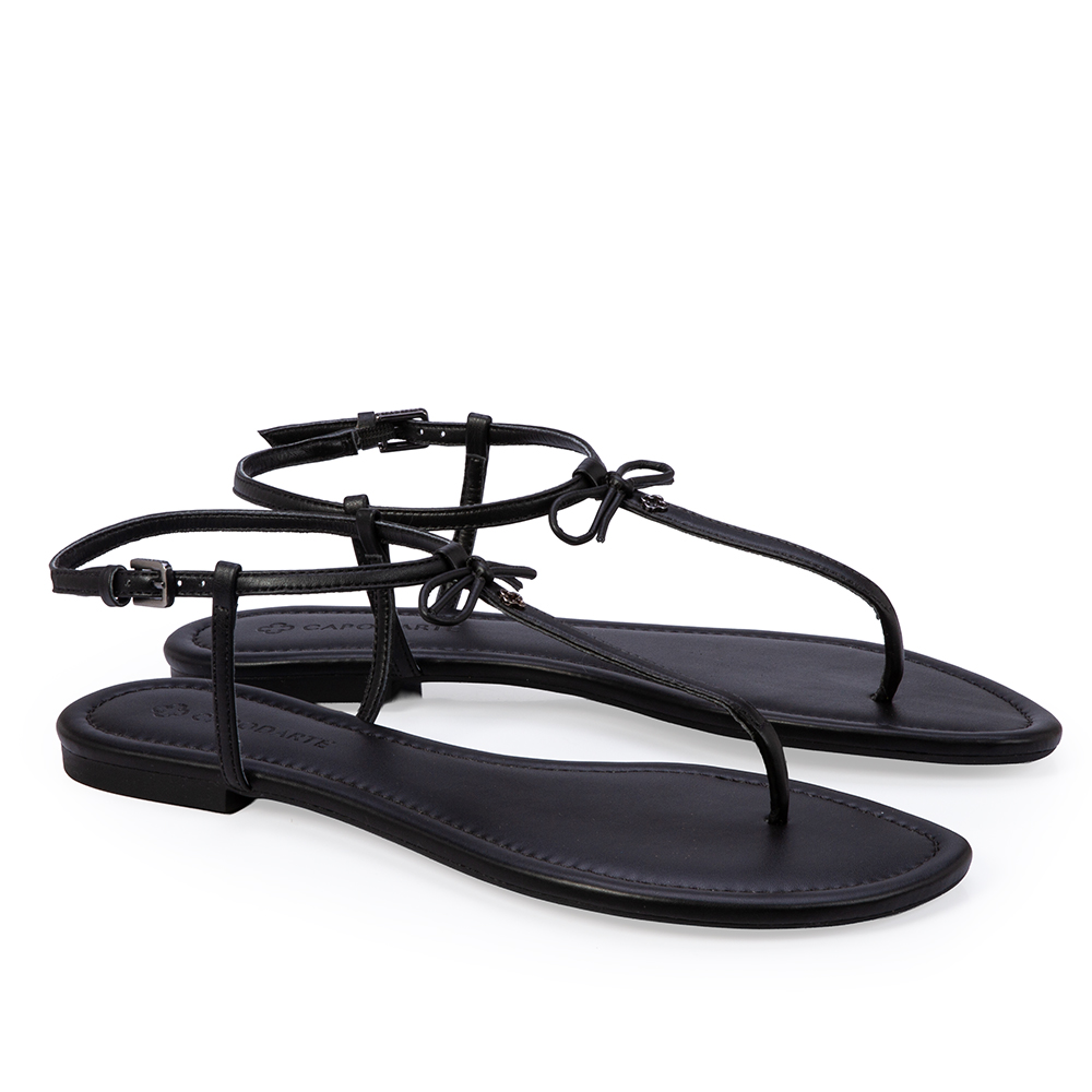 SAND&Aacute;LIA RASTEIRA PRETA LA&Ccedil;O image number 1