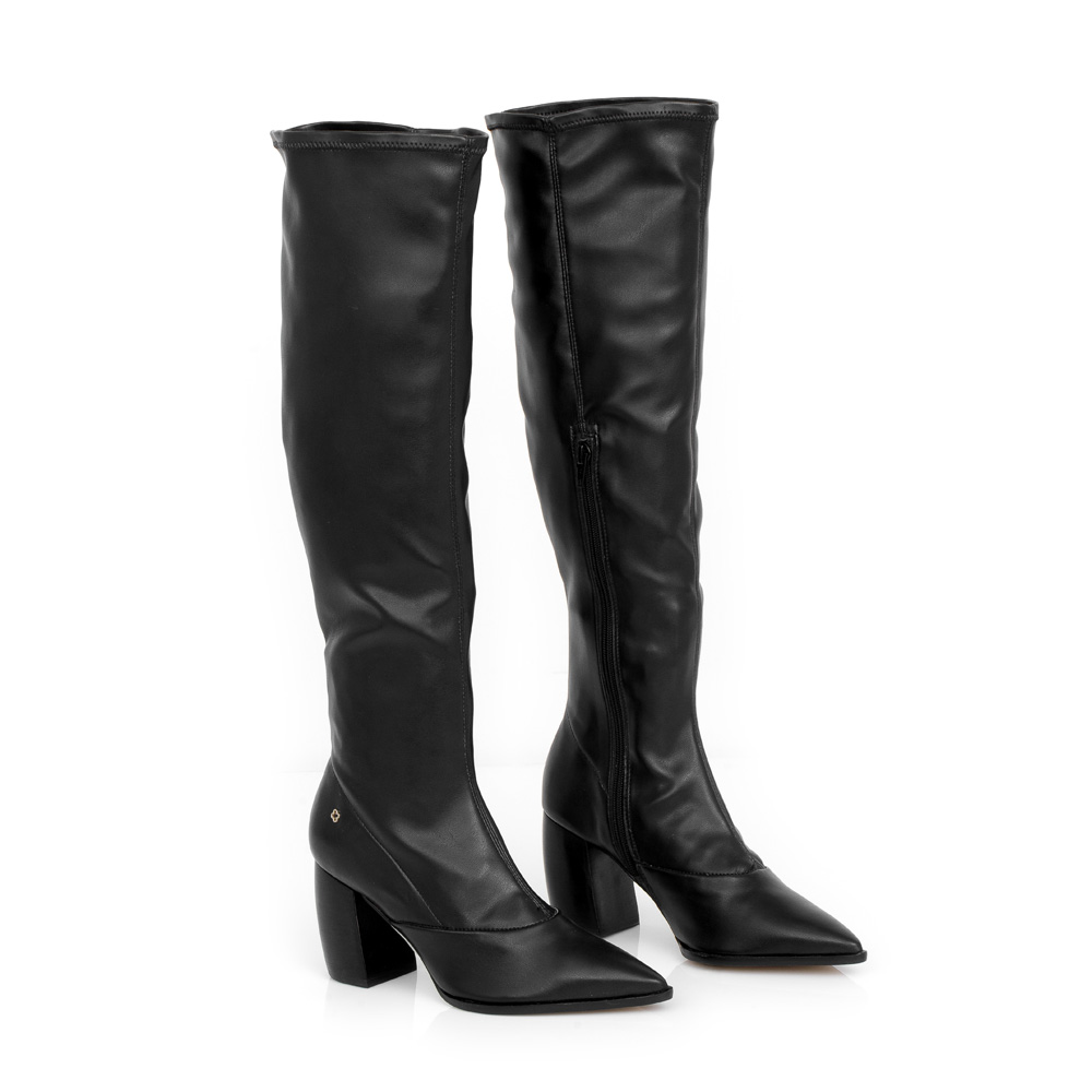 BOTA OVER PRETA SALTO BLOCO STRETCH image number 1