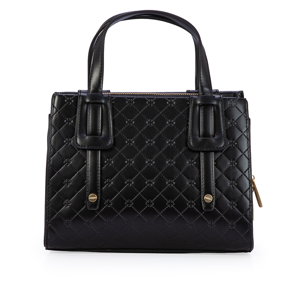 BOLSA M&Eacute;DIA PRETA MONOGRAMA TOTE image number 2