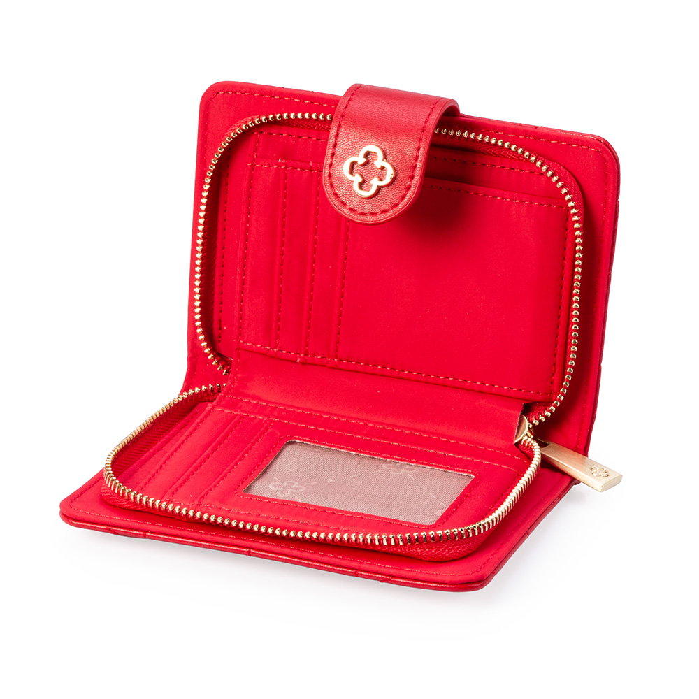 CARTEIRA VERMELHA RUBI MATELASS&Ecirc; image number 3