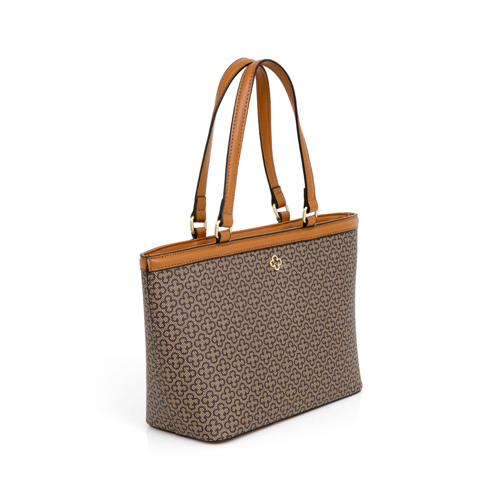 BOLSA GRANDE BEGE MONOGRAMA SHOPPER image number 1
