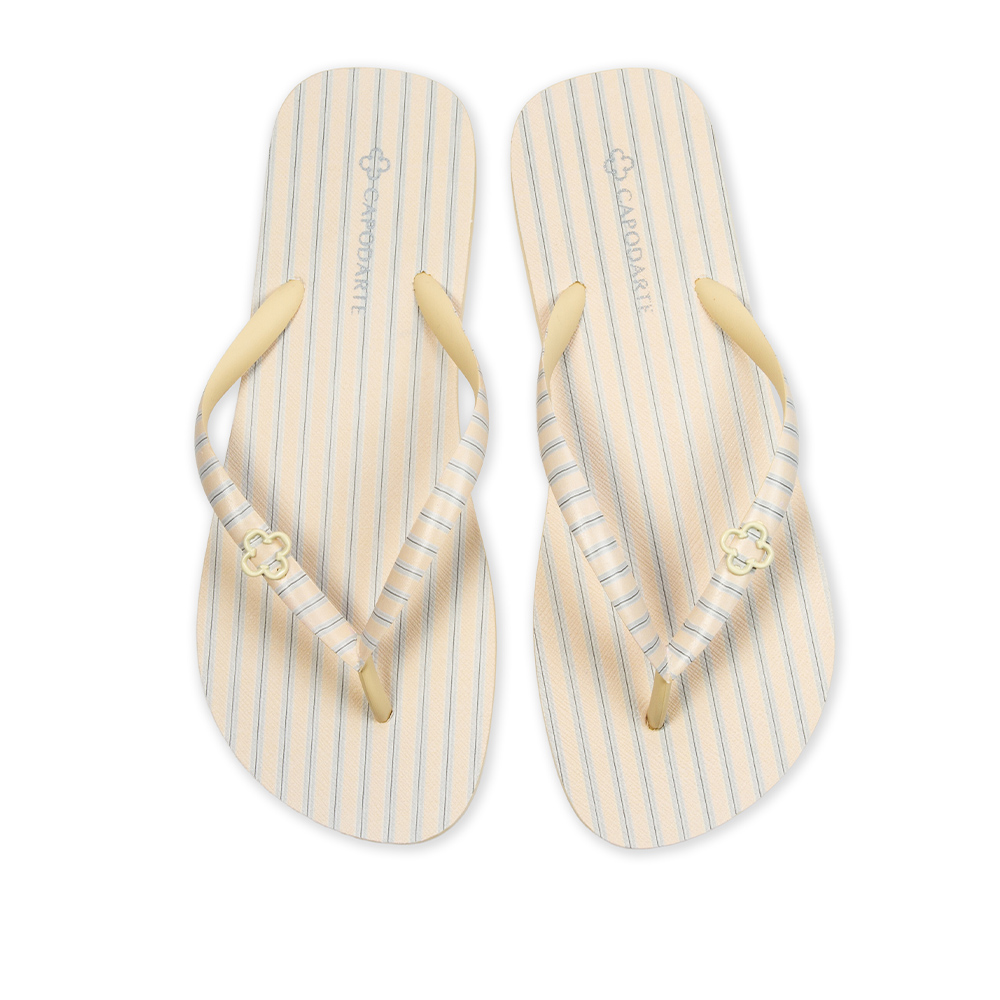 CHINELO DE DEDO CREME BRULLE  LISTRAS image number 4
