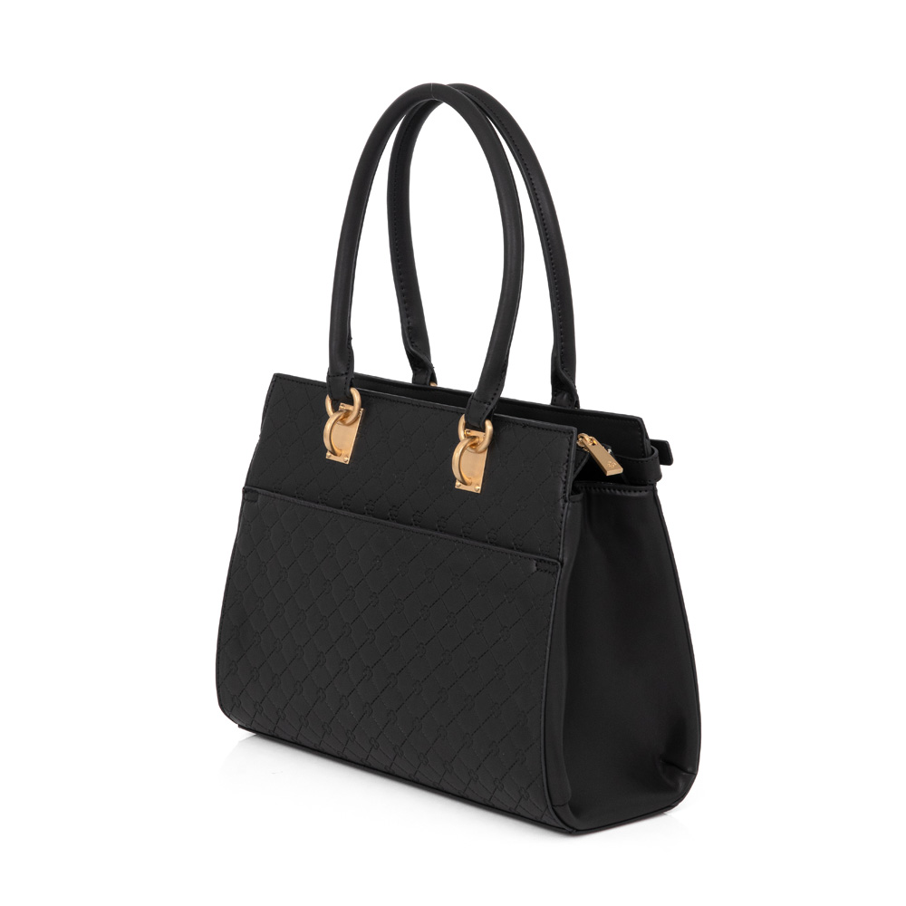 BOLSA GRANDE SHOPPER PRETA TAG image number 2