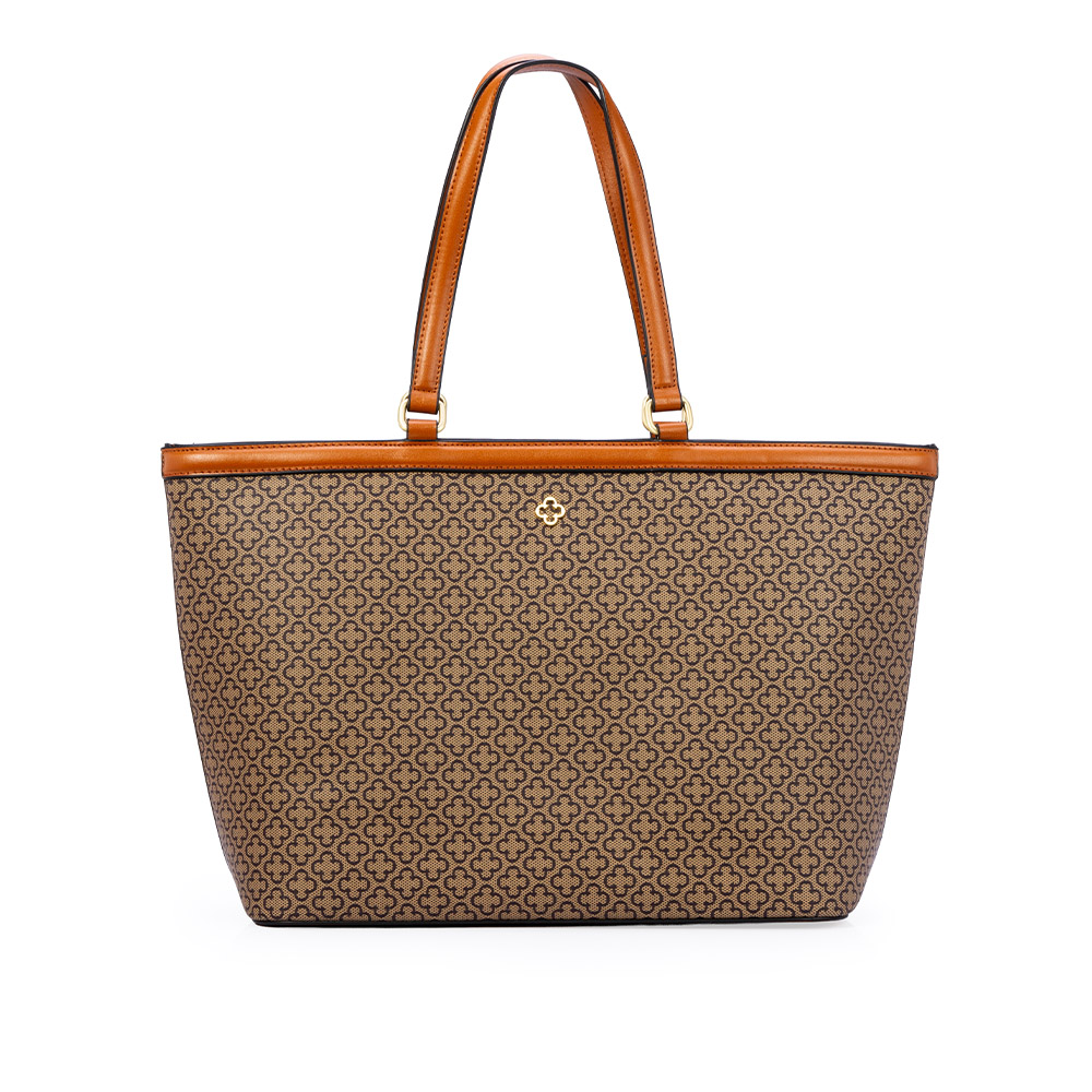 BOLSA GRANDE SHOPPER BEGE MONOGRAMA image number 0