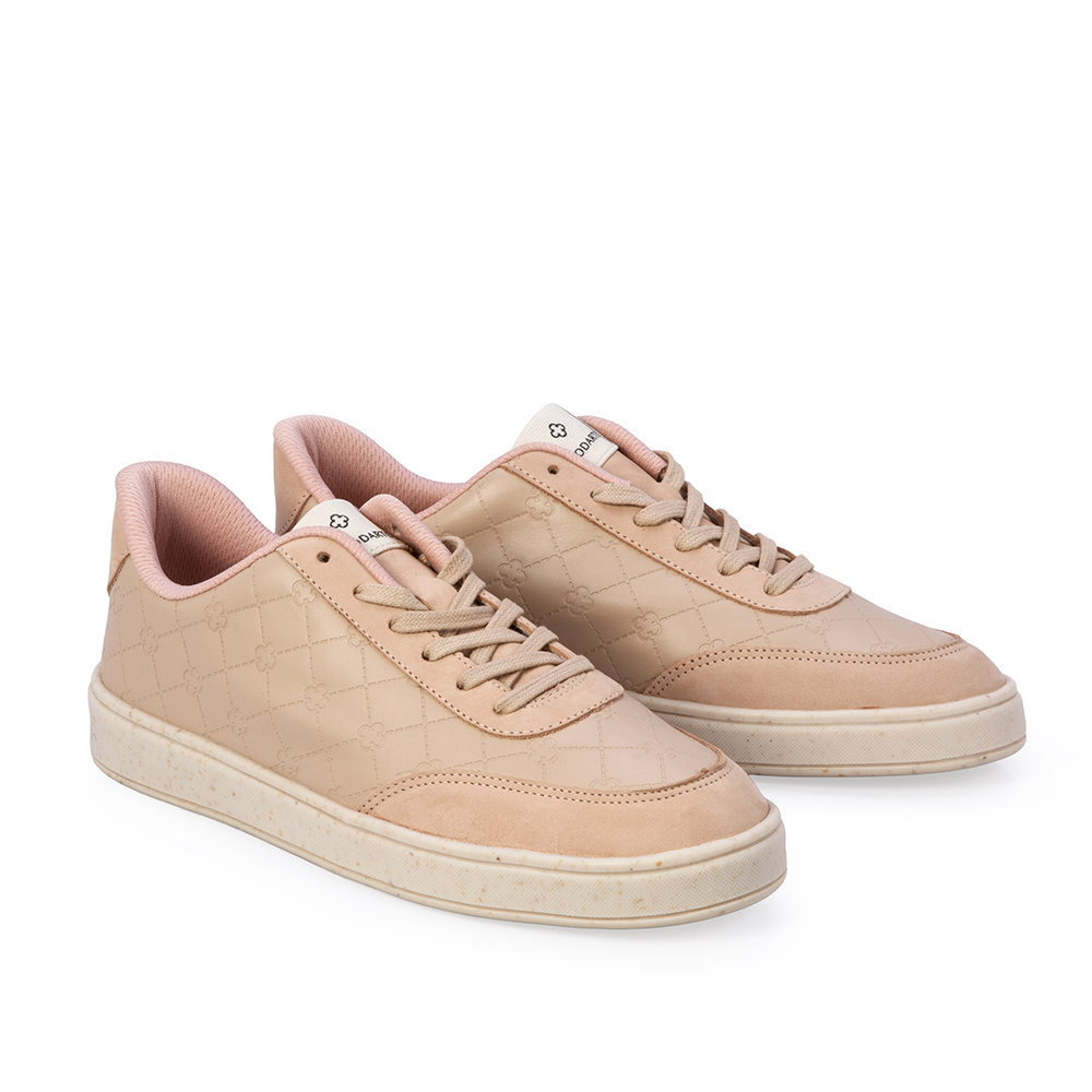 T&Ecirc;NIS NUDE SEDA DE COURO NOBUCK AMARRA&Ccedil;&Atilde;O MONOGRAMA FEMININO image number 1