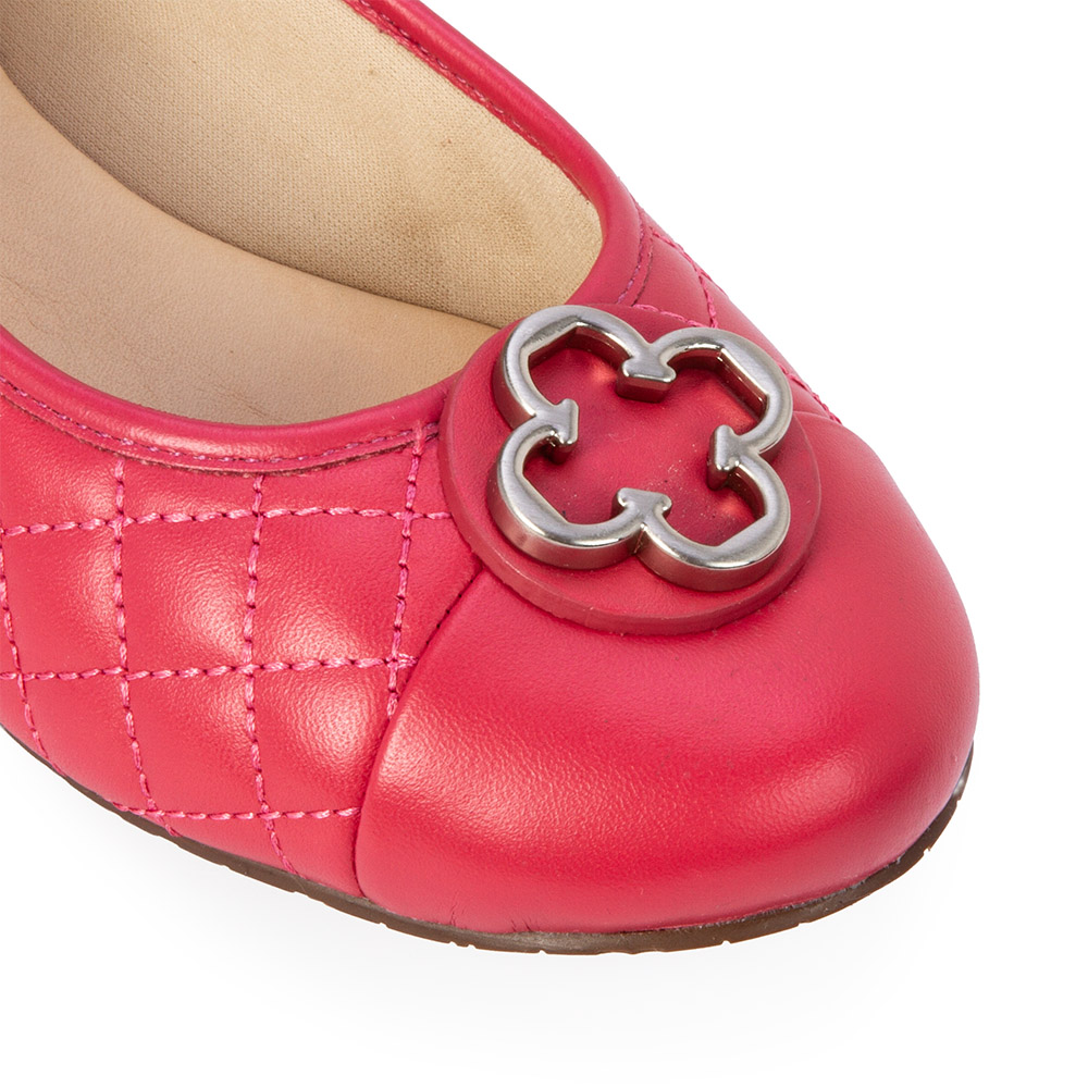 SAPATILHA CATHERINE INFANTIL COURO ROSA MAGNOLIA image number 2