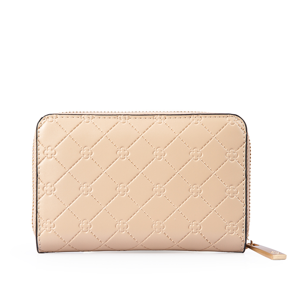 CARTEIRA FEMININA NUDE SEDA MONOGRAMA Z&Iacute;PER image number 2