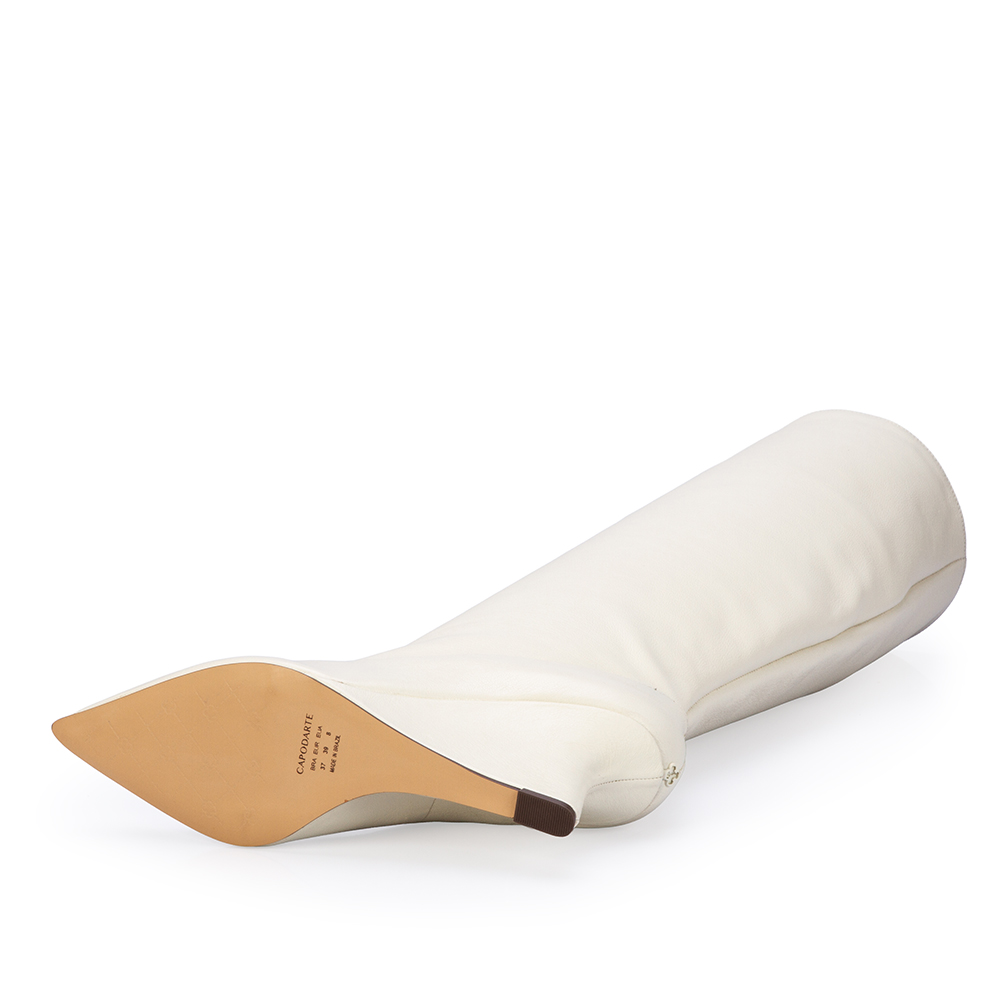 BOTA BRANCA DUNA DE COURO CANO LONGO SLOUCH image number 4