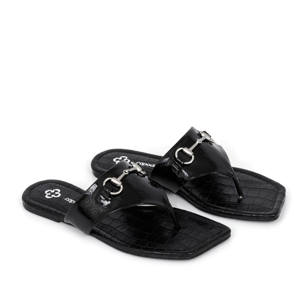 CHINELO RASTEIRO SOFT GLOSSY PRETO image number 1