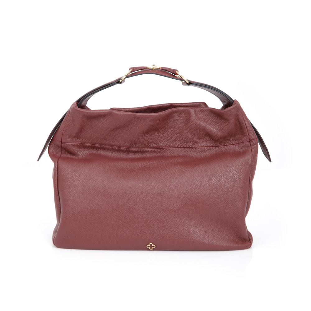 BOLSA CAPODARTE COURO BORGONHA HOBO image number 0